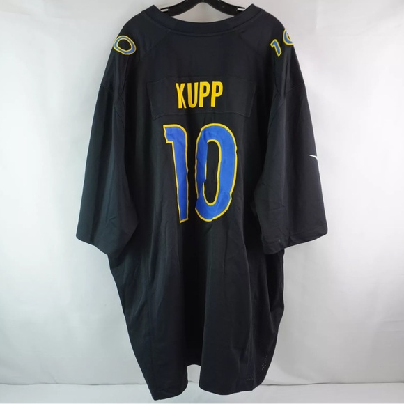 ❌SOLD❌ EUC [Nike] LA Rams #10 Cooper Kupp Black Football Jersey Men’s Sz 5XL - Picture 5 of 6
